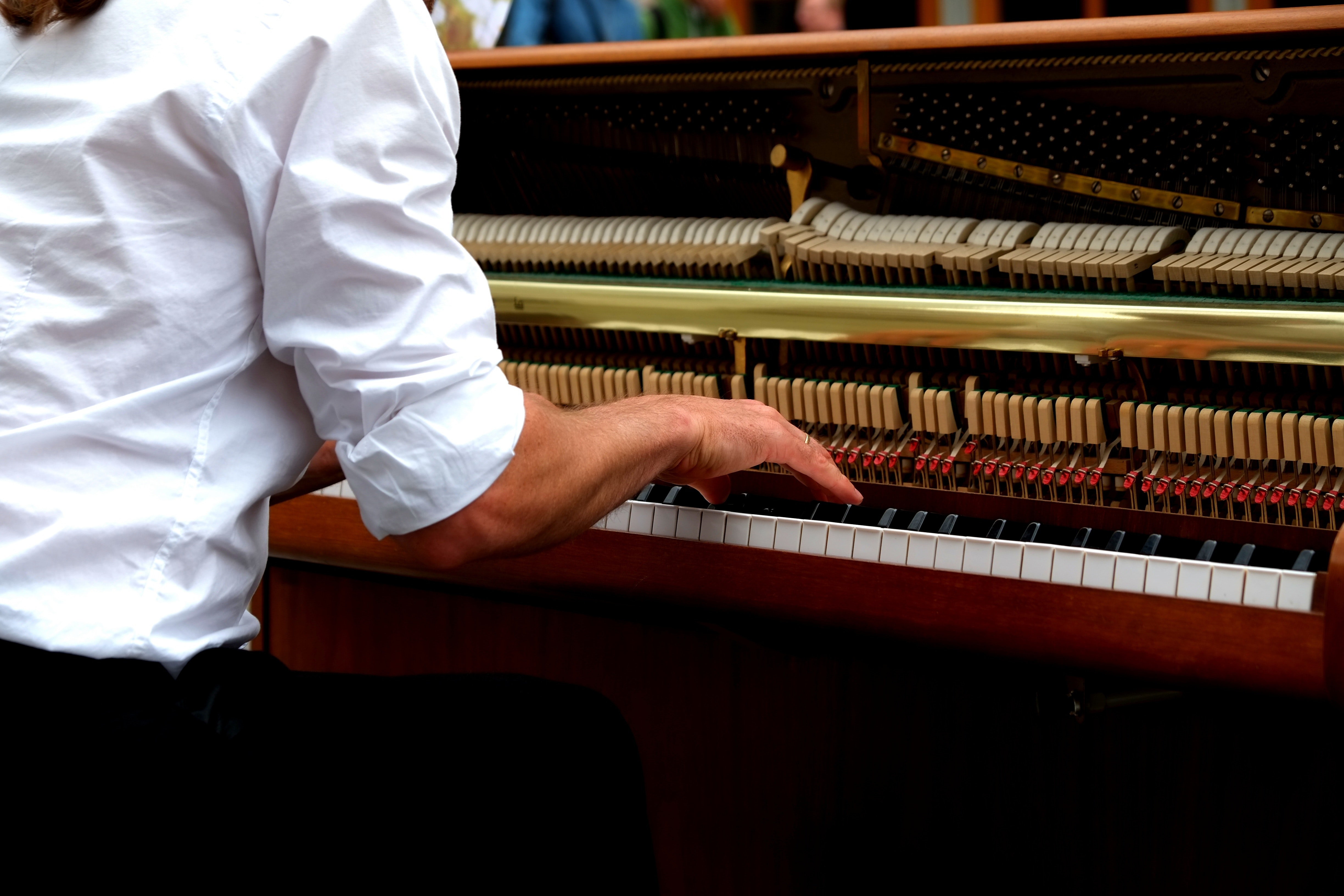 Pianist under konsert